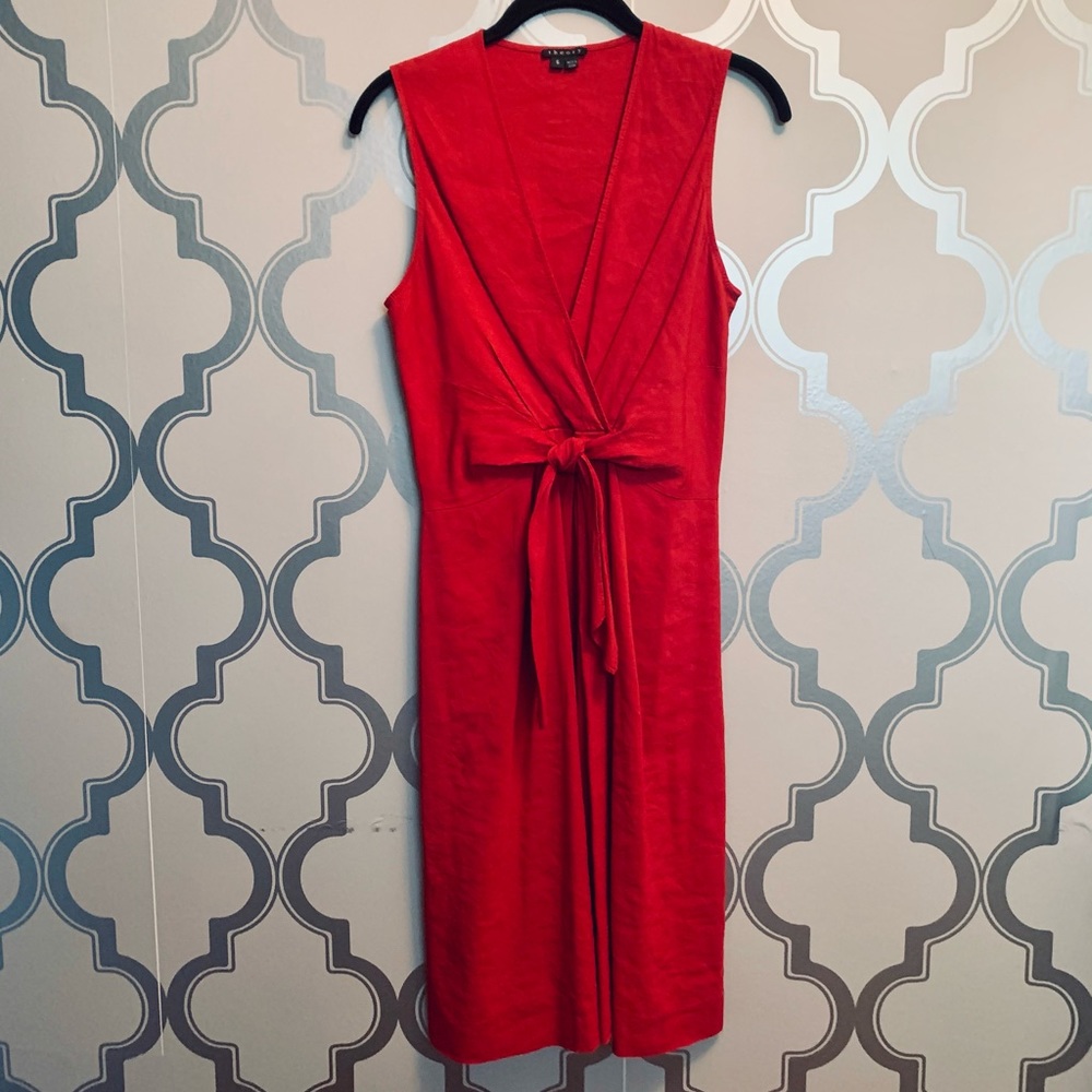 Beautiful ·Theory· Sleeveless Midi Dress Sz 6